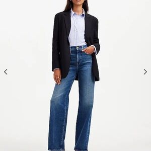 The perfect wide leg vintage jean